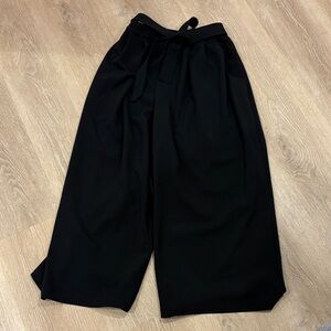 Tome Black Wide-Leg Pants size large